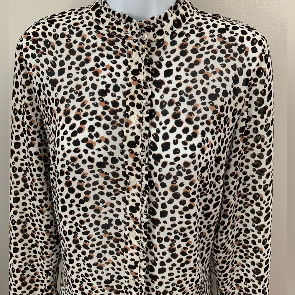 H&M Animal Print Blouse